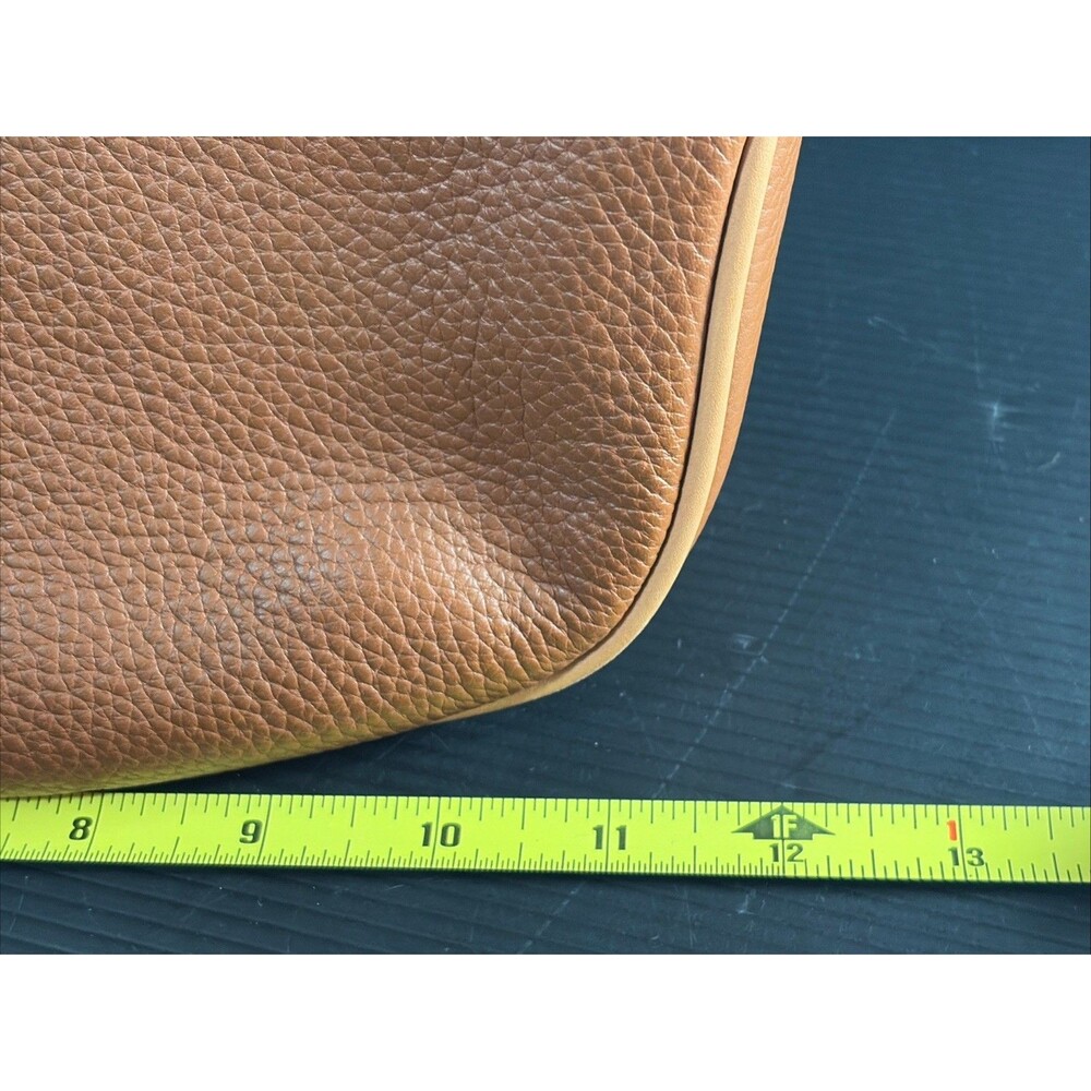 VTG Dooney & Bourke AWL Hobo Brown Pebbled Leather Shoulder Bag Purse - Picture 10 of 14